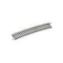 2 rails courbes Setrack R4 571,5 mm 11,25° code 100 - Peco ST2038 - HO 1/87 - 2R