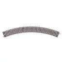 4 rails courbes Setrack R1 371 mm 45° code 100 - Peco ST2021 - HO 1/87 - 2R