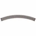 4 rails courbes Setrack R2 438 mm 45° code 100 - Peco ST2026 - HO 1/87 - 2R