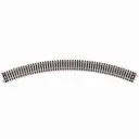 4 rails courbes Setrack R3 505 mm 45° code 100 - Peco ST2031 - HO 1/87 - 2R