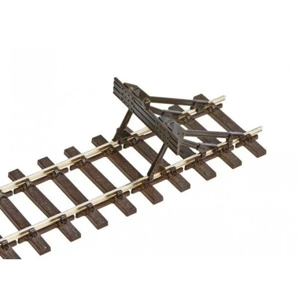 2 Butoirs miniatures à monter - Peco SL1140 - HO 1/87 - OO 1/76 - Code 75 - noir