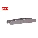 Côtés pont métallique - Peco LK10 - OO / HO - 222 mm