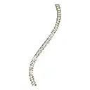 Rail flexible Peco SL303 traverses béton - 914 mm - N : 1/160 - Code 80