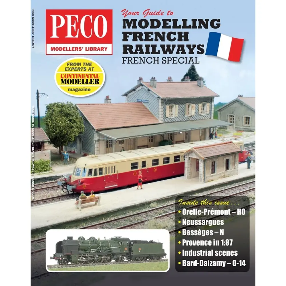 Livre pour création de réseau ferroviaire français - Peco PM-211 - Anglais