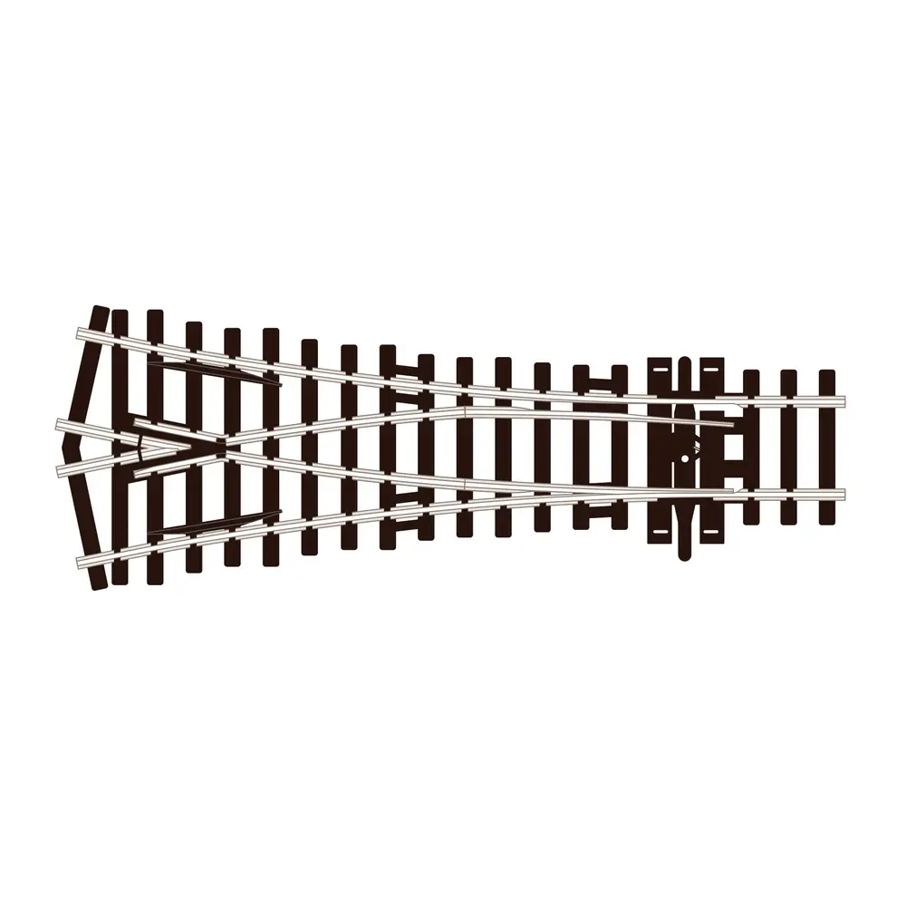Aiguillage Streamline Y - Peco SL-U97 - HO / OO - Code 100