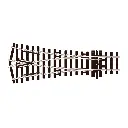 Aiguillage Streamline Y - Peco SL-U97 - HO / OO - Code 100