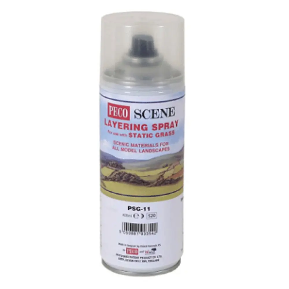 Spray pour création de gazon sur diorama - Peco PSG-11 - 400mL
