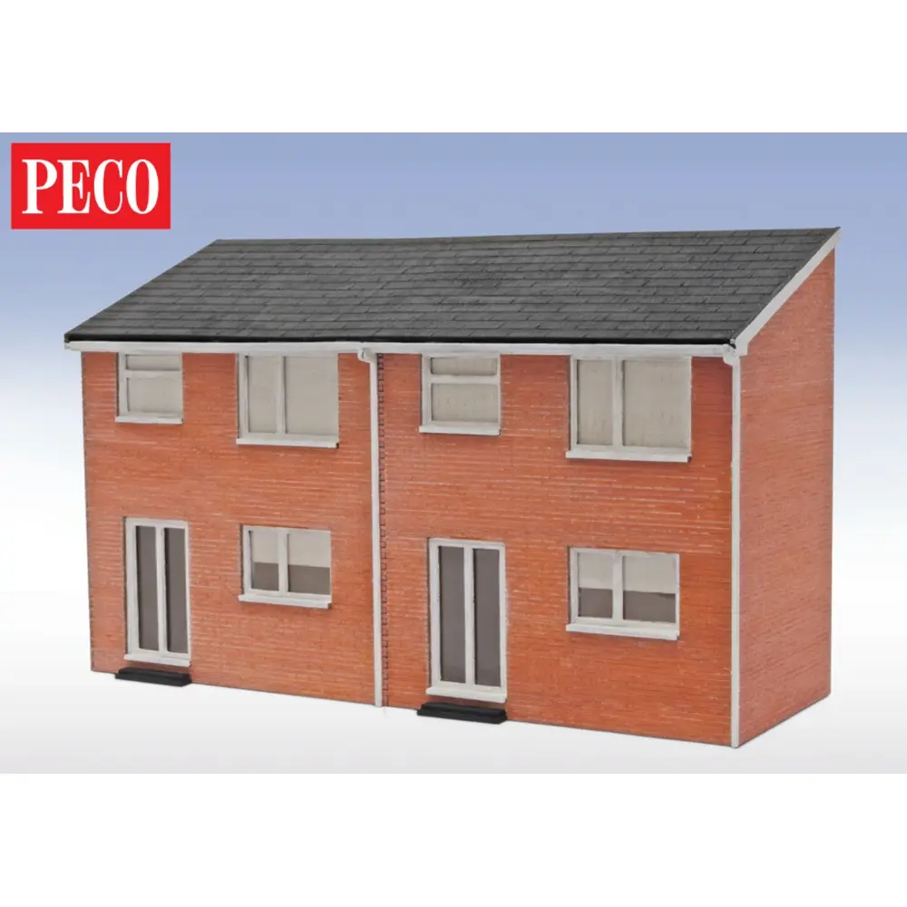 Maison jumelée des années 1960 - Peco LK213 - OO/HO