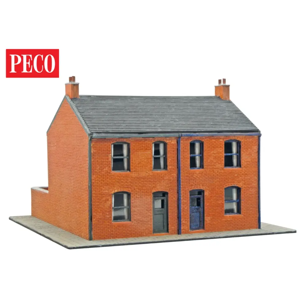 Maison victorienne complète, kit découpé au laser - Peco NB308 - N 1/160
