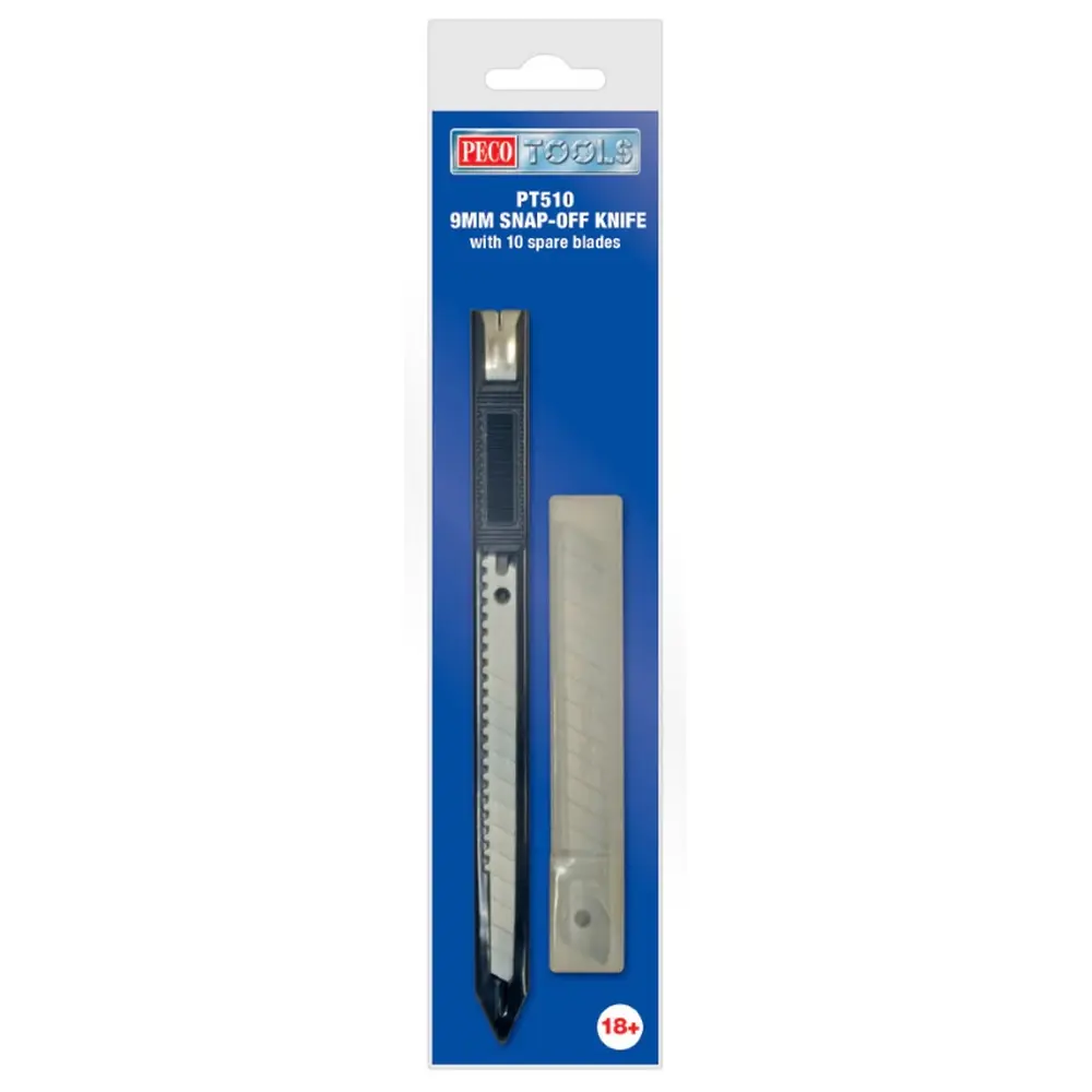 Couteau et lames cassables 9mm - Peco PT510