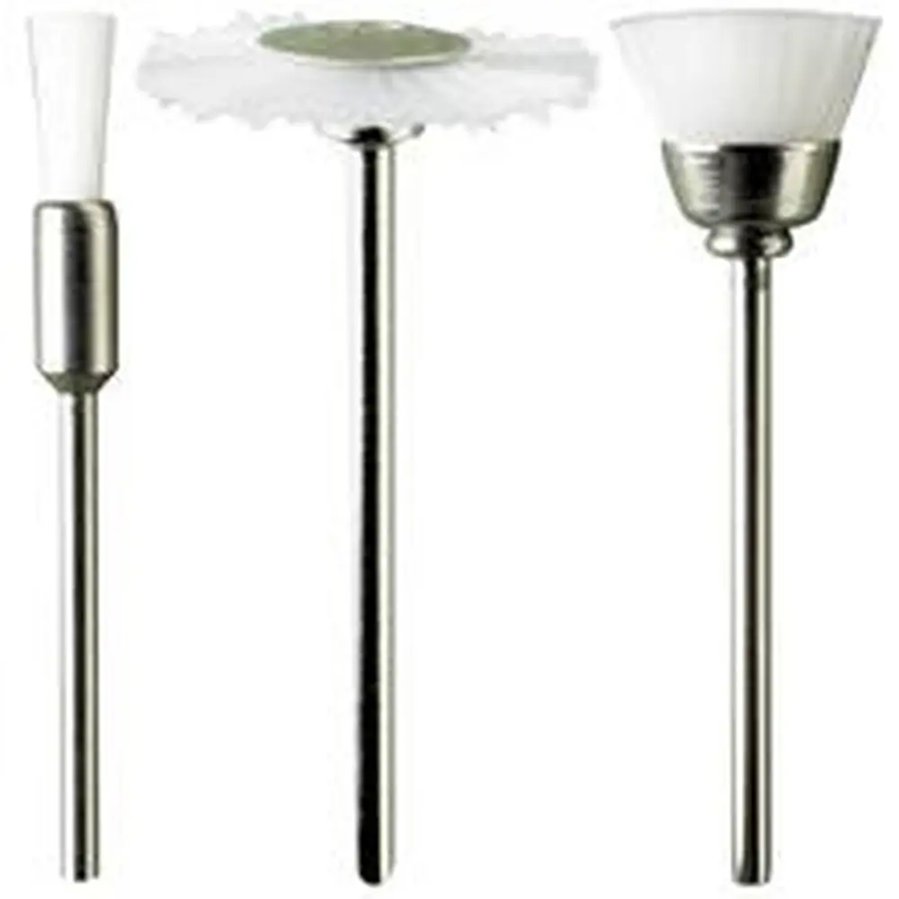 Set 3 brosses en nylon - PG Mini 4170 - Diamètres 5, 12 et 21mm