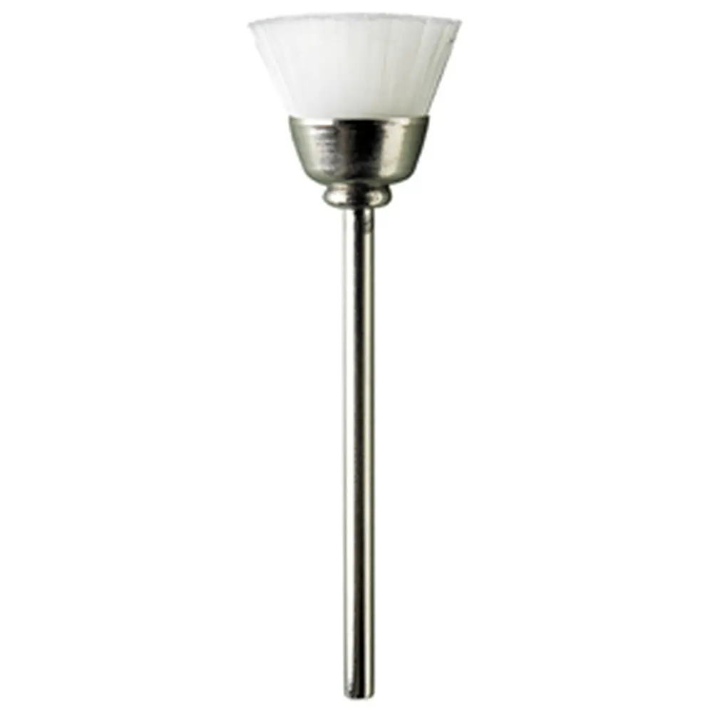 Brosse coupelle en nylon blanc Ø 12 mm - PG Mini 4160