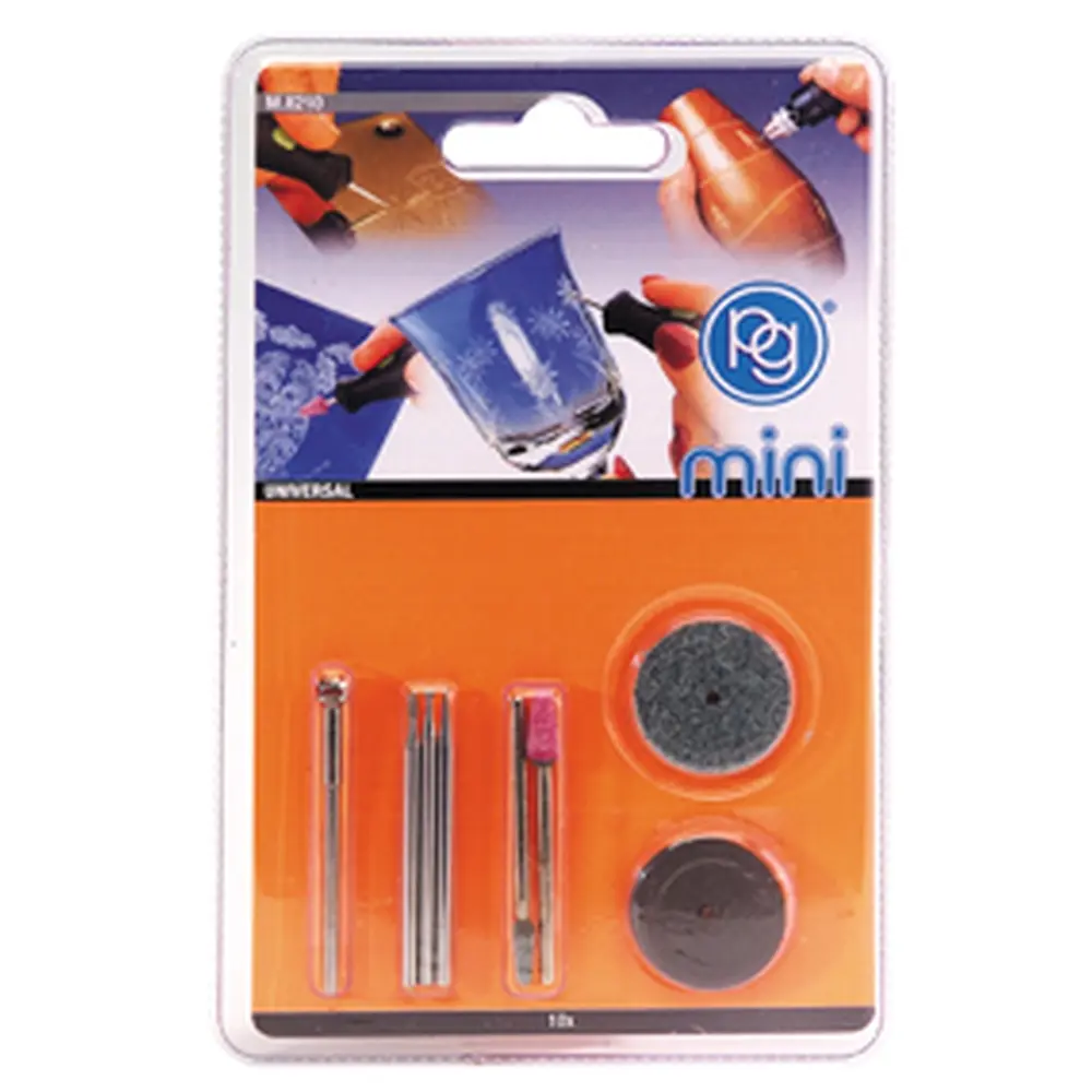 Kit 10 accessoires pour gravure - PG Mini 8210