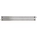 Rail droit G231 - 230.93mm PIKO 55201 - HO 1/87 - Code 100