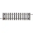 Rail droit G115 - 115 mm PIKO 55203 - HO 1/87 - Code 100