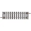 Rail droit G107 - 107 mm PIKO 55204 - HO 1/87 - Code 100