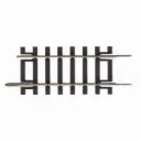 2 rails droits de transition 61,88 mm code 100 - Piko 55207 - HO 1/87 - 2R