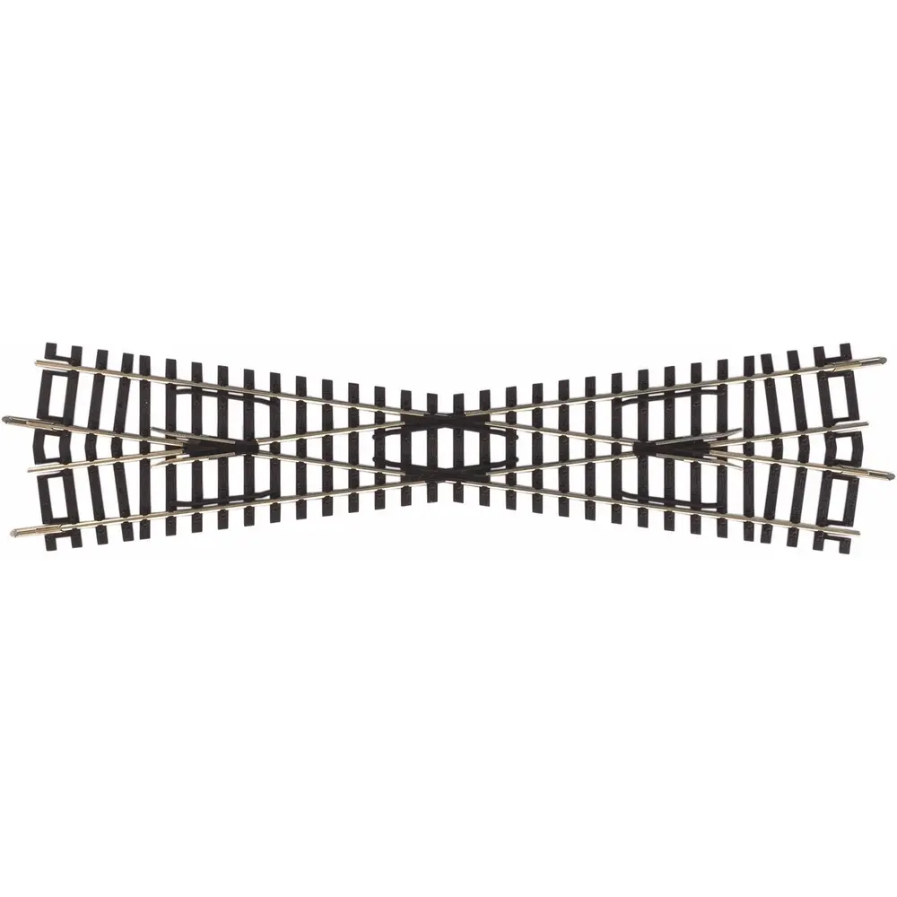 Croisement - Traverses Bois 239mm/15° PIKO 55240 | HO 1/87 | Code 100