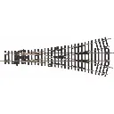 Aiguillage Triple - Traverses Bois 15°/239mm/15° R9 PIKO 55225 | HO 1/87 | Code 100