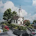 Église "St Lukas" - PIKO 61825 - HO 1/87 - 210 x 173 x 94 mm