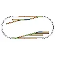 Set Extension de voies sans ballast Set D Piko 55330 - HO : 1/87 - 205 x 88 cm