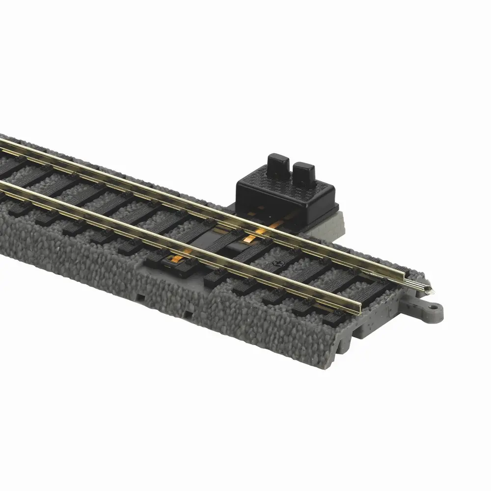 Rail droit ballasté pour clip de connexion 231 mm code 100 - Piko 55406 - HO 1/87 - 2R