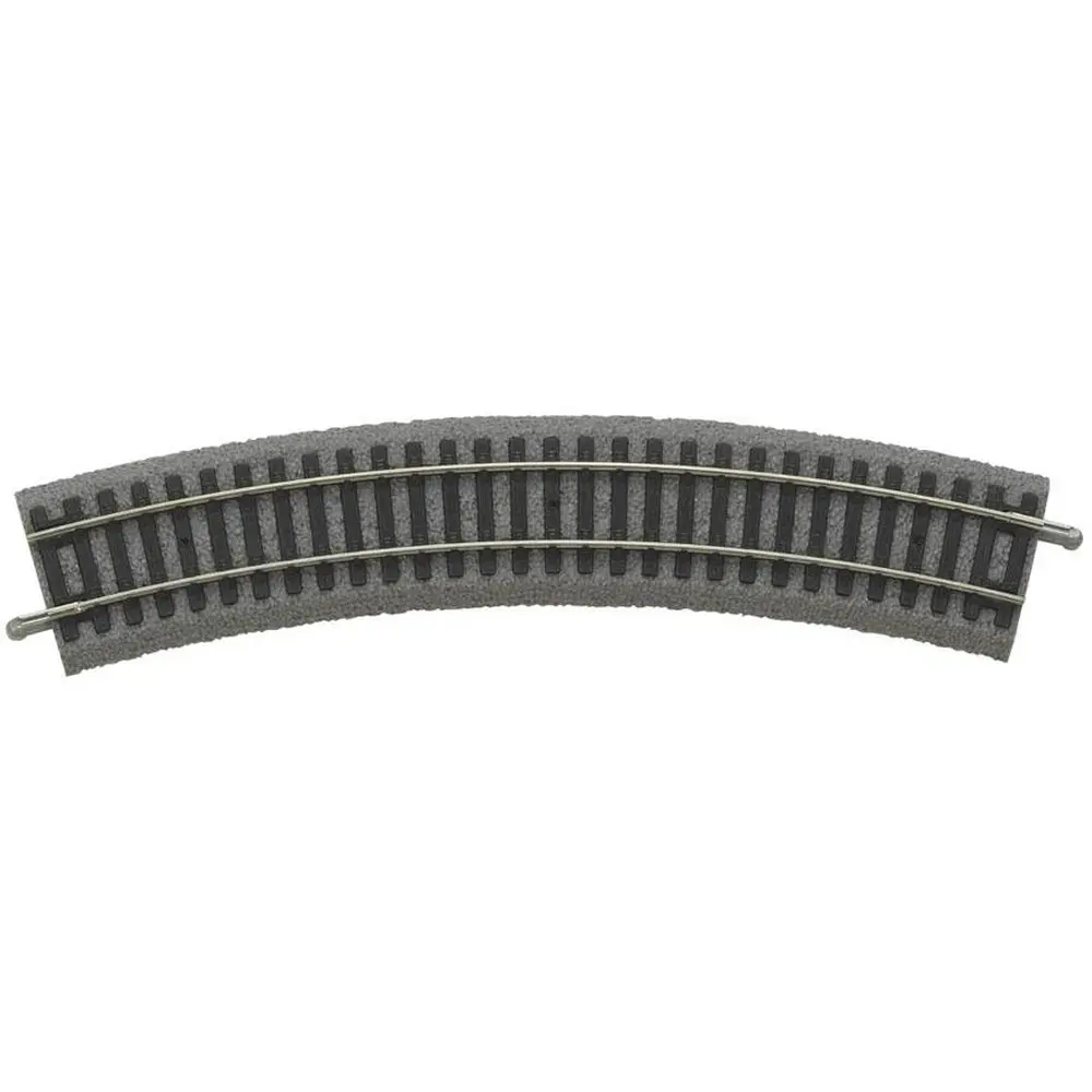 Rail courbe A-Track Ballasté R2 421.88 mm & 30° PIKO 55412 | HO 1/87 - Code 100