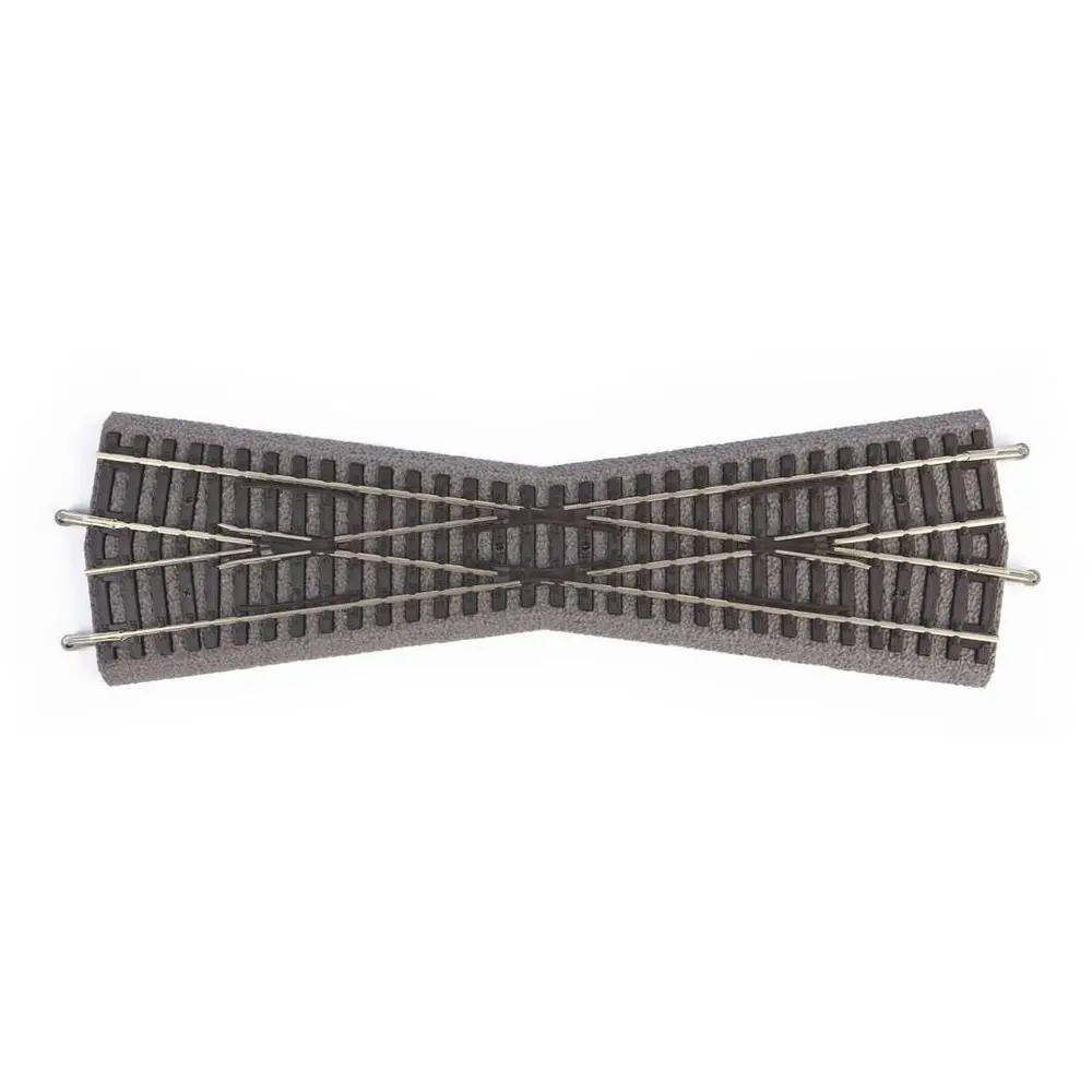 Croisement A-Track Ballasté 239mm/15° PU6 PIKO 55440 | HO 1/87 | Code 100