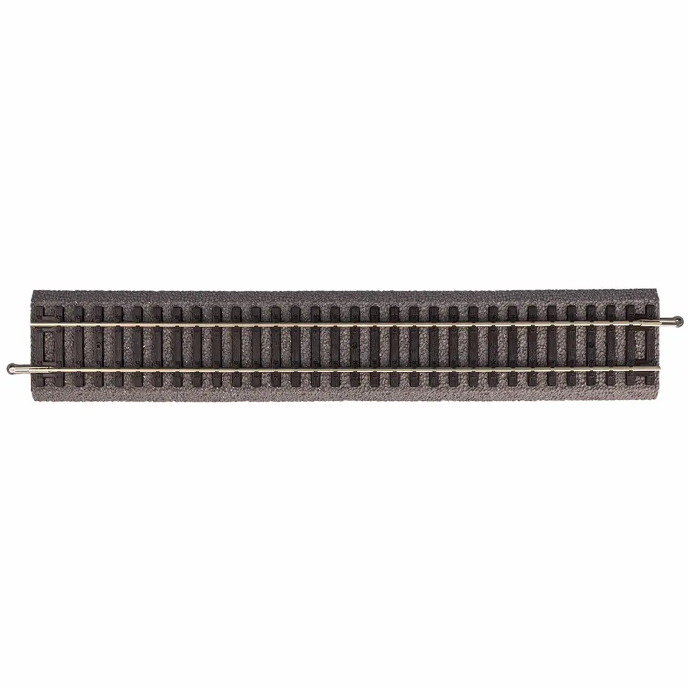 Rail droit ballasté 239 mm code 100 - Piko 55400 - HO 1/87 - 2R