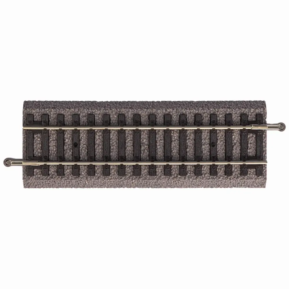 Rail droit ballasté 119 mm code 100 - Piko 55402 - HO 1/87 - 2R