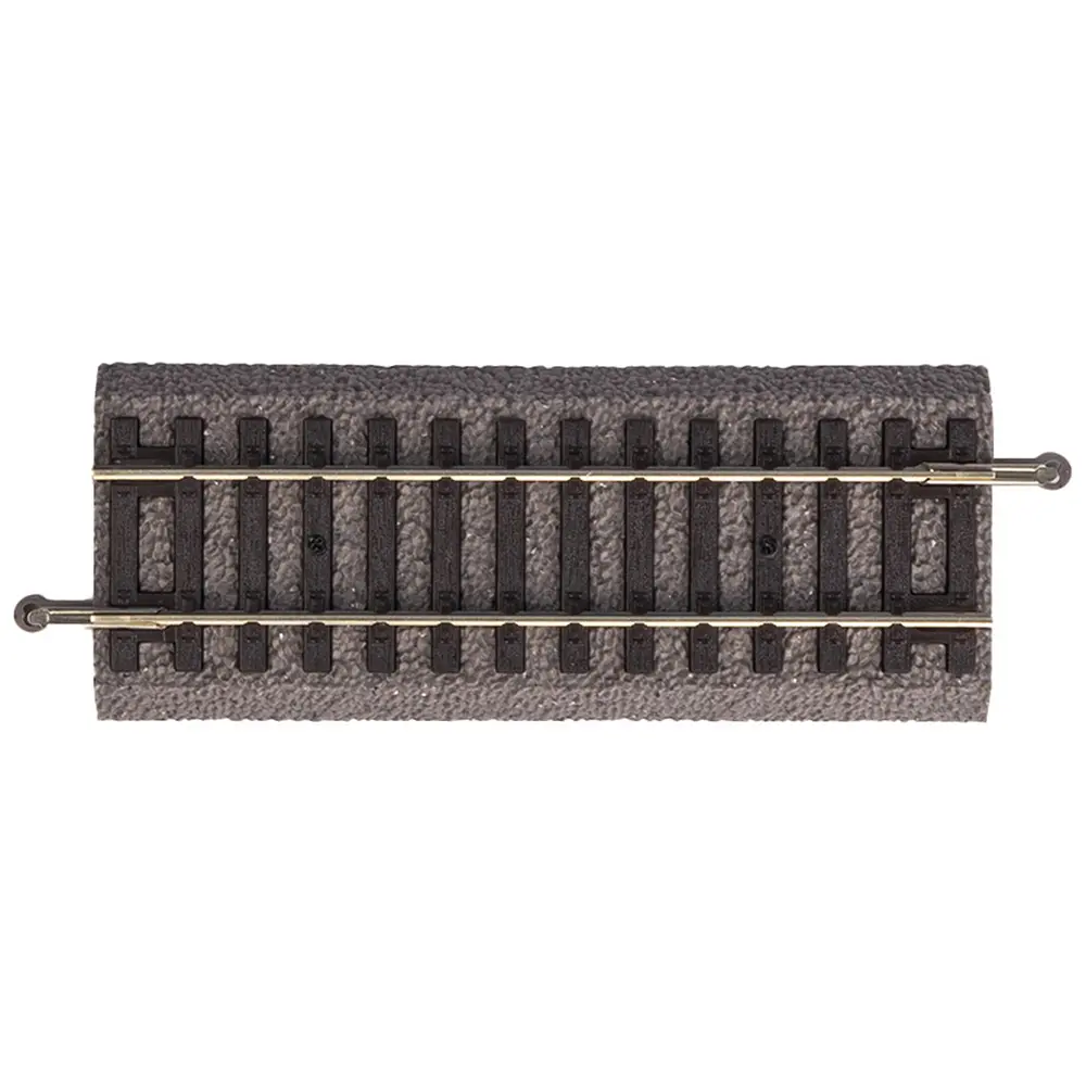 Rail droit ballasté 107 mm code 100 - Piko 55404 - HO 1/87 - 2R