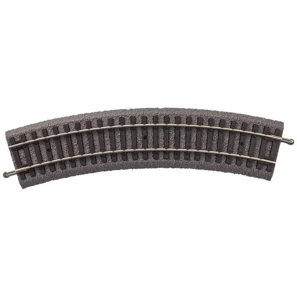 Rail courbe ballasté R1 360 mm 30° code 100 - Piko 55411 - HO 1/87 - 2R