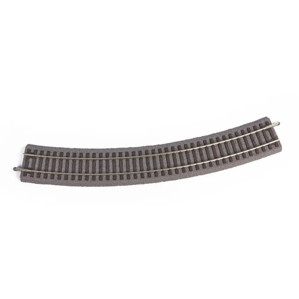 Rail courbe A-Track Ballasté R4 PU6 546 mm & 30° PIKO 55414 | HO 1/87 - Code 100