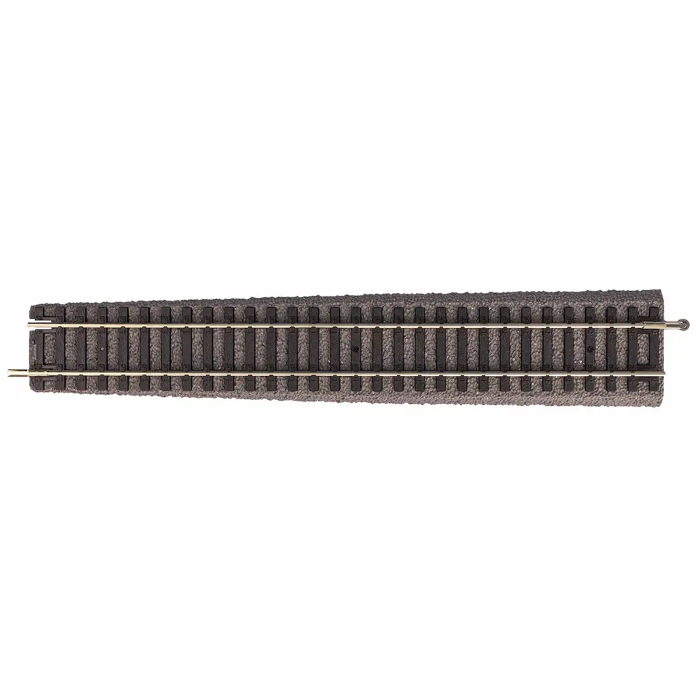 Rail droit ballasté de transition Fleischmann Profi 231 mm code 100 - Piko 55432 - HO 1/87 - 2R