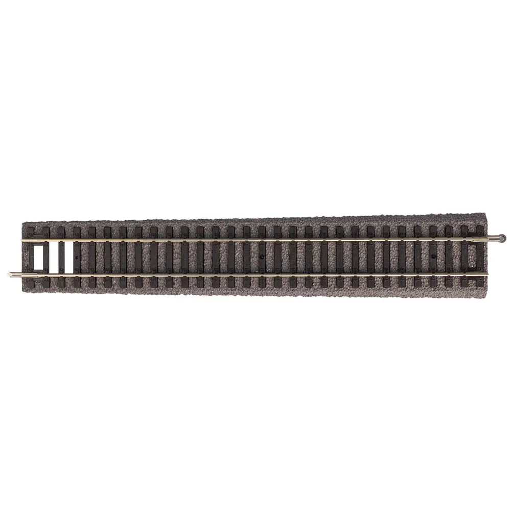 Rail droit ballasté de transition 231 mm code 100 - Piko 55434 - HO 1/87 - 2R