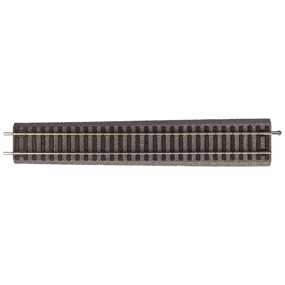 Rail droit ballasté de transition Piko A vers Roco GeoLine, 231 mm code 100 - Piko 55433 - HO 1/87 - 2R