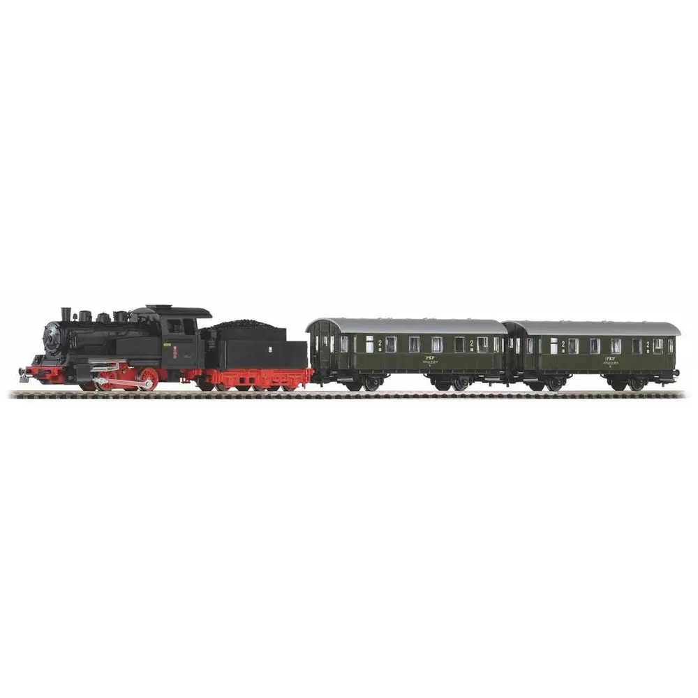 Set de départ Piko 97933 Locomotive à vapeur & voitures voyageurs - HO 1/87 - PKP