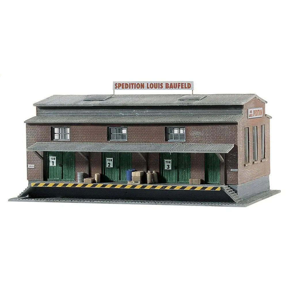 Hall à marchandises Piko 60015 - Louis Baufeld - 150 x 98 x 66 mm - N 1/160