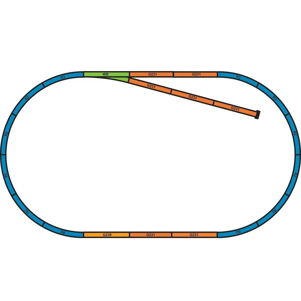 Set Ballast pour coffret A+B PIKO-A - PIKO 55366 | HO 1/87 - Code 100