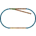 Set Ballast pour coffret A+B PIKO-A - PIKO 55366 | HO 1/87 - Code 100