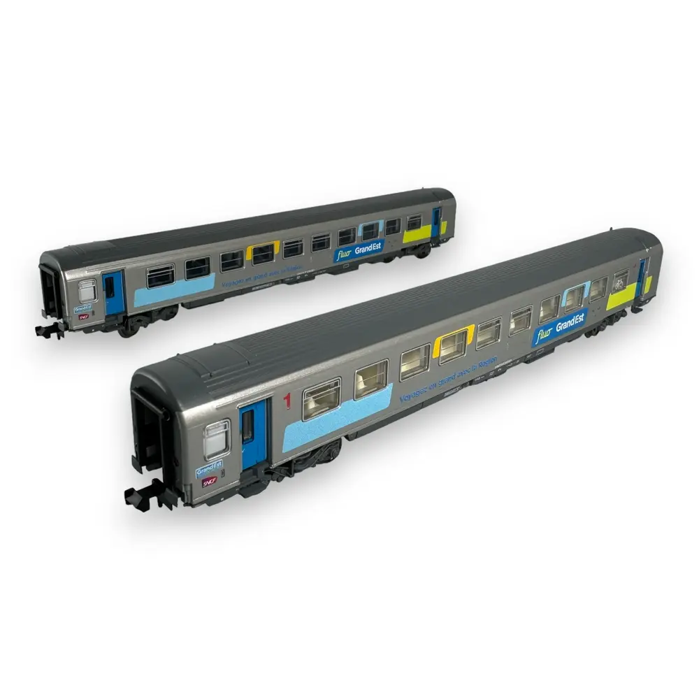 Coffret 2 voitures voyageurs Corail - Piko 94500 - N 1/160 - SNCF - EP VI