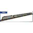 Coffret BB 26000 Fluo Grand Est + 2 voitures Corail Fluo Grand Est - Piko 97949 - HO 1/87 - SNCF - Ep VI - Analogique - 2R