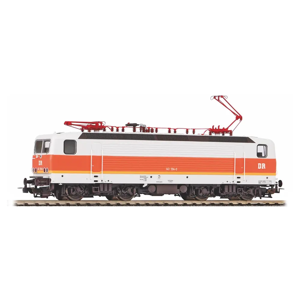 Locomotive électrique BR 143 - Piko 52372 - HO 1/87 - DR - EP IV/V - 2R - Analogique
