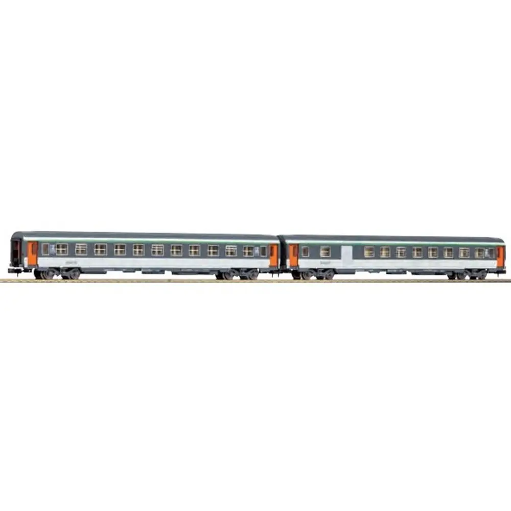 Coffret de 2 voitures Corail - Piko 94506 - N 1/160 - SNCF - Ep V - 2R