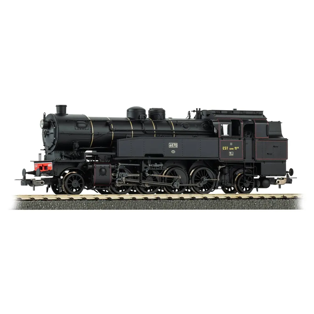 Locomotive à vapeur série 11 de l’EST - PIKO 50674 - SNCF - HO 1/87 - EP II - 2R - DCC SON