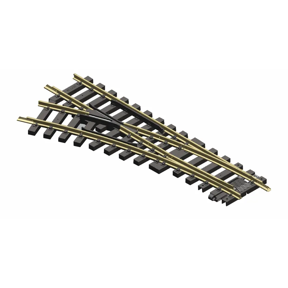 Aiguillage Gauche PIKO G 35228 - 22,5° R3 - Rayon 920 mm - G 1 : 22.5