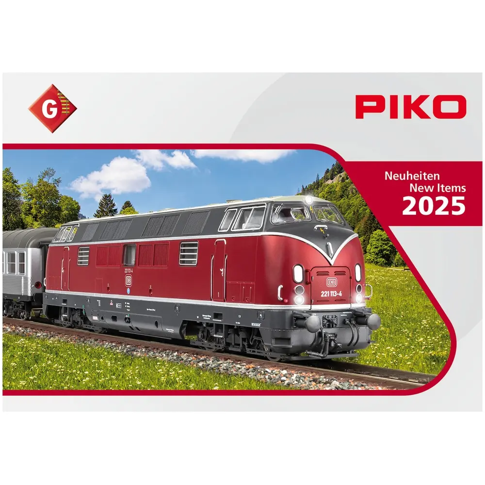 Catalogue Piko G 2025 - Piko 99725 - G 1/22,5  - Anglais Allemand