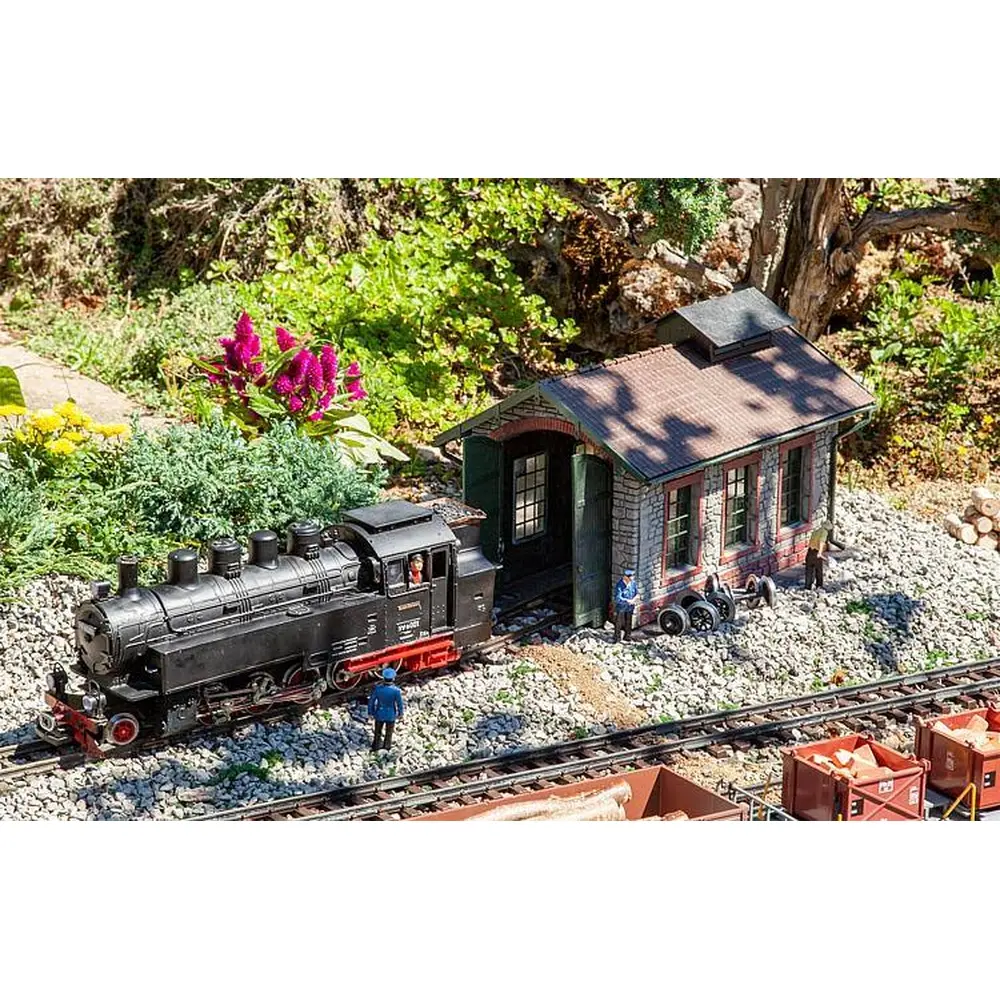 Hangar à Locomotive "ligne secondaire" Pola G 330890 - G : 1/22.5 - EP I