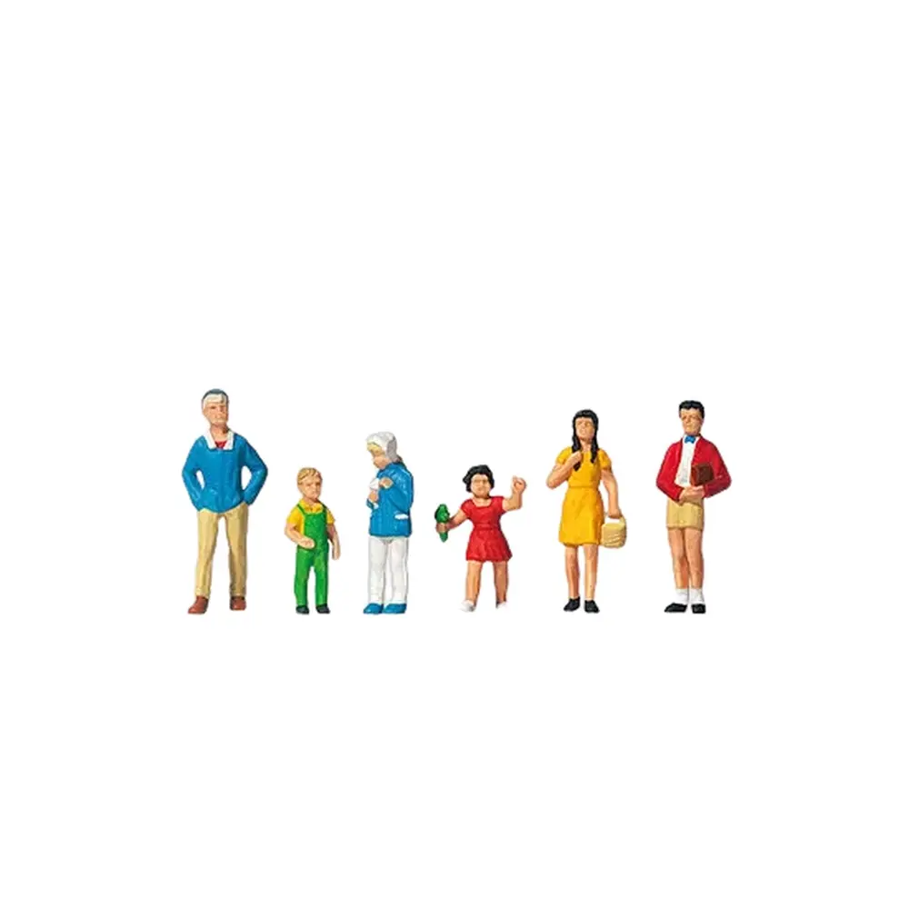 Lot de 6 Enfants - Figurine - PREISER 10023 - Échelle HO 1/87