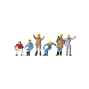 Pack de 6 Grutiers - Figurine - PREISER 10037 - Échelle HO : 1/87ème